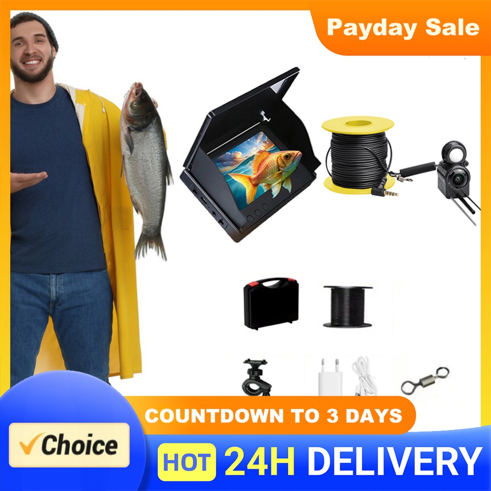 Fish Finder Portable - Подводная камера для рыбалки с 4,3-дюймовым