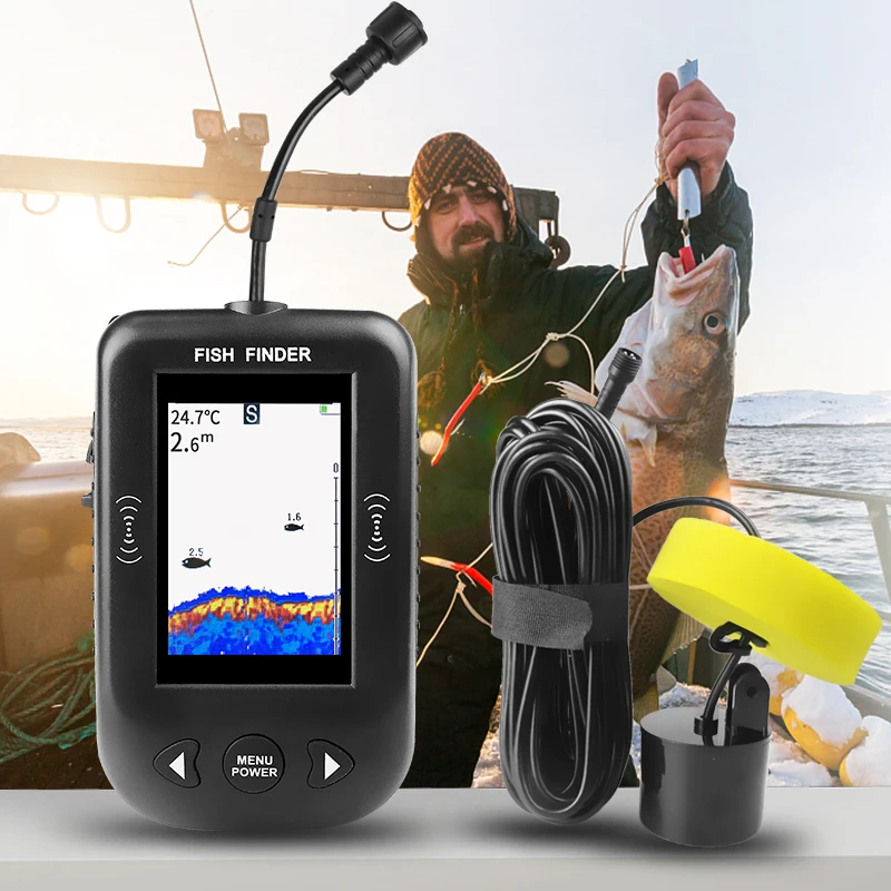 Эхолот Erchang XF03 для рыбалк – обзор и цена Fish Finder Portable