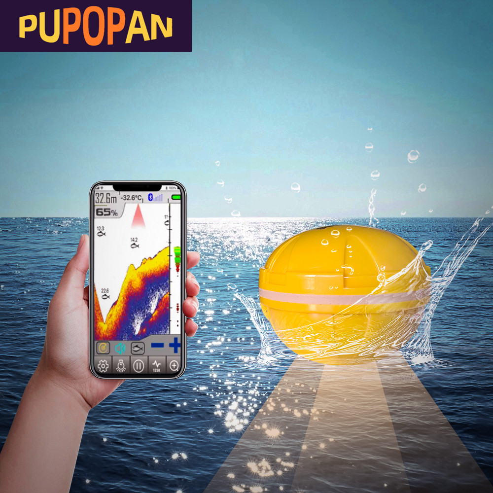 PUPOPAN 100 м новый смартфон э – обзор и цена Fish Finder Gps