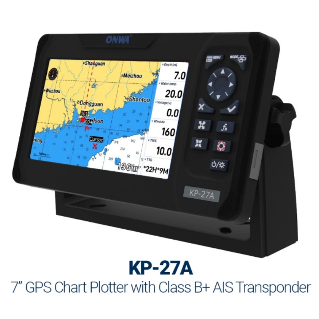 ONWA KP-27A 7-дюймовый цветной – обзор и цена Fish Finder Gps